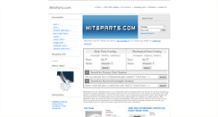 Desktop Screenshot of mitsparts.com